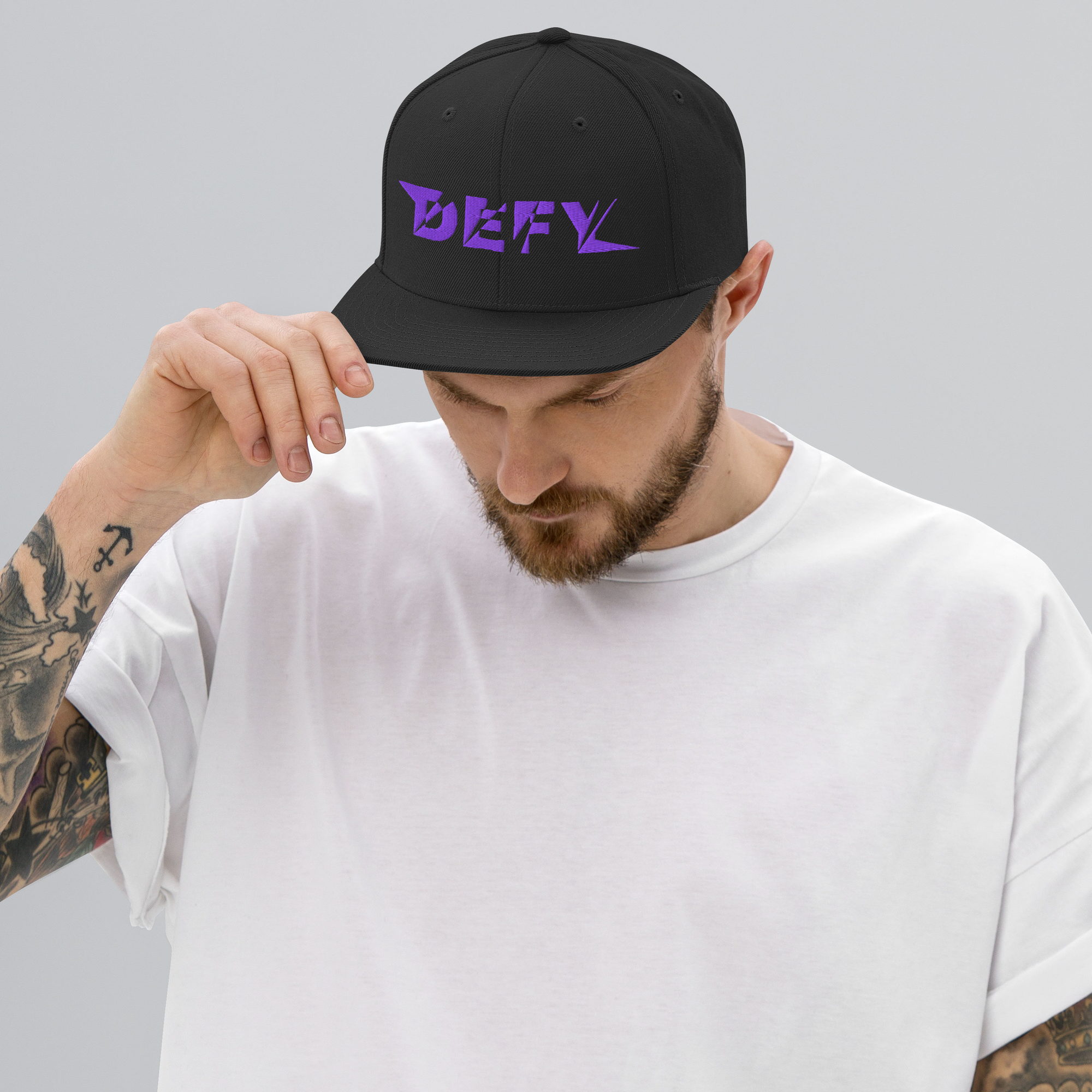 Casquette Snapback DEFY Violette DEFY.fr
