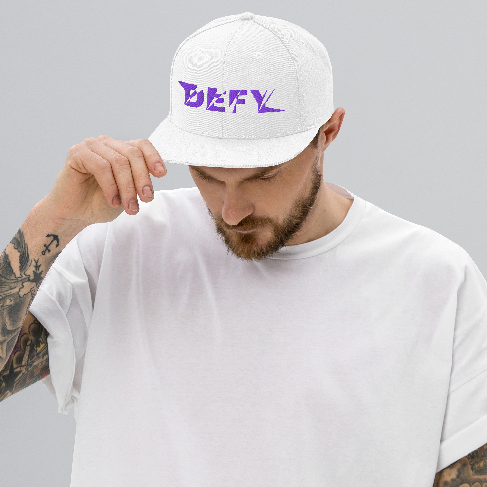 Casquette Snapback DEFY Violette DEFY.fr