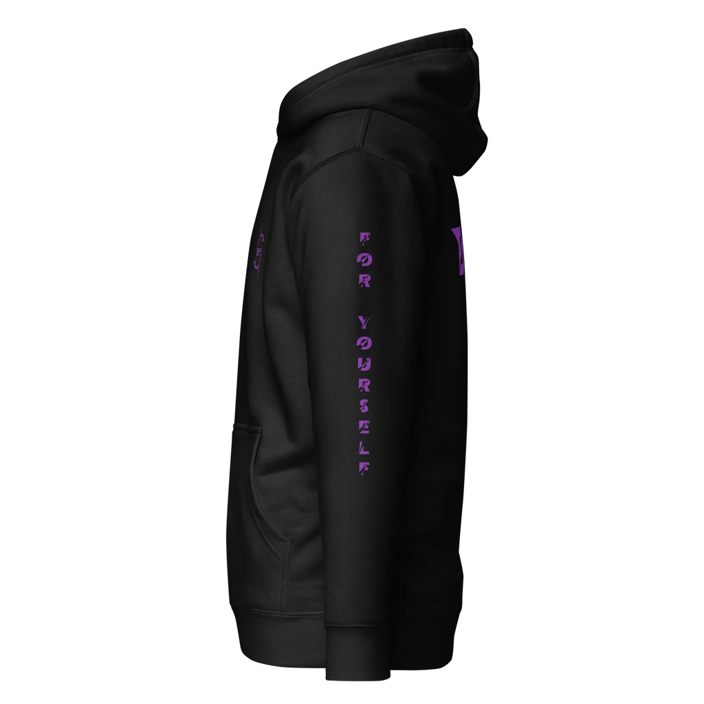Hoodie DEFY Noir et Violet DEFY.fr