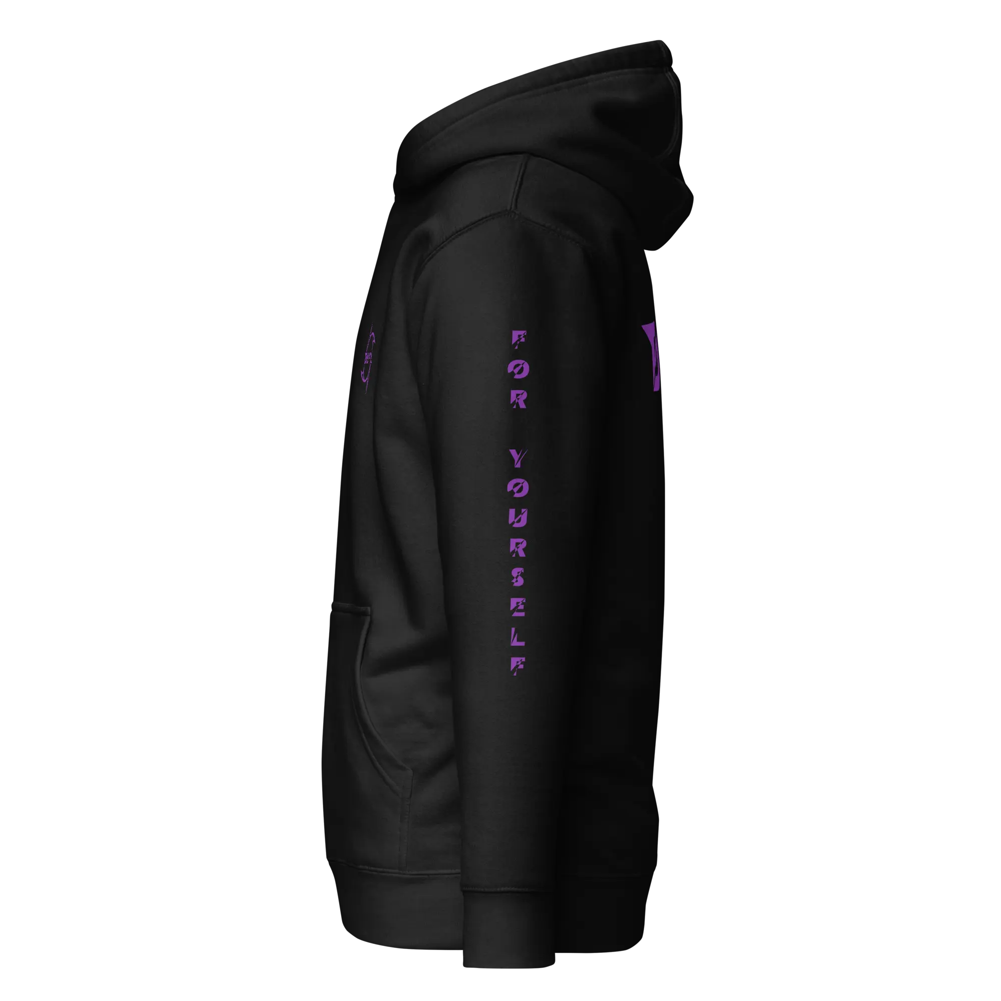 Hoodie DEFY Noir et Violet DEFY.fr