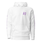 Hoodie DEFY Blanc et Violet DEFY.fr